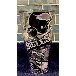 TERVIS NFL PHILADELPHIA EAGLES 24oz DOUBLE WALL‎ INSULATED TUMBLER CUP *NO LID*